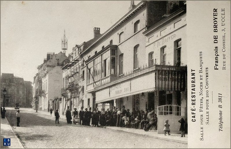 La rue Xavier De Bue d'antan - 1180 Bruxelles - Uccle